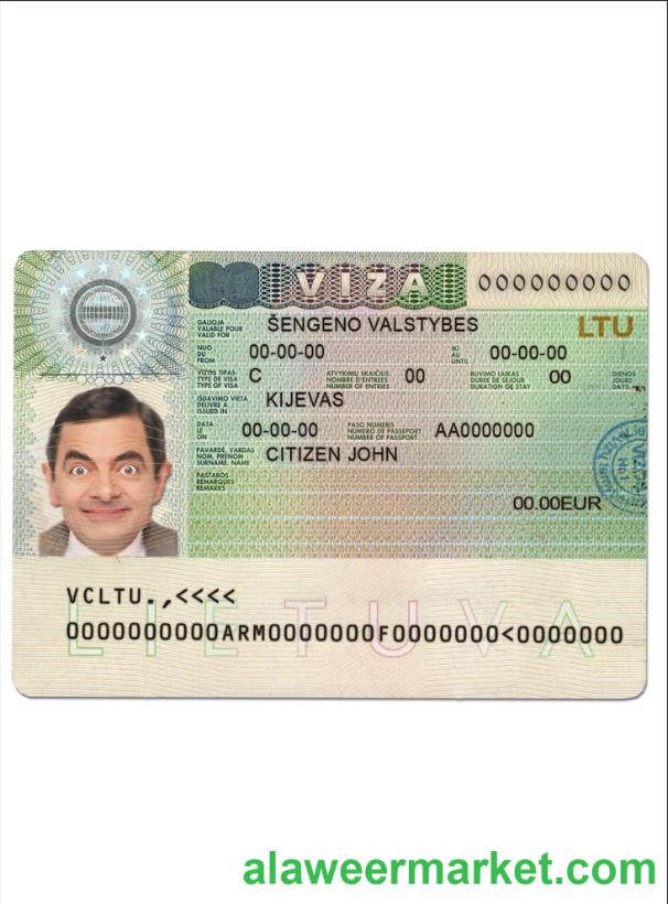 Lithuania (Litva) Schengen visa